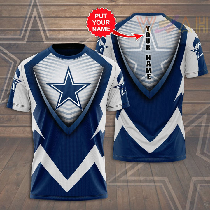 Dallas Cowboys Personalized 3D T-shirt BG359