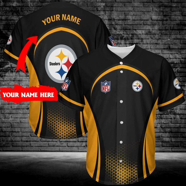 Pittsburgh Steelers Personalized Baseball Jersey 389