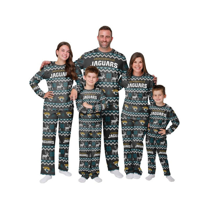 Jacksonville Jaguars Family Holiday Pajamas AZCPYZAM079