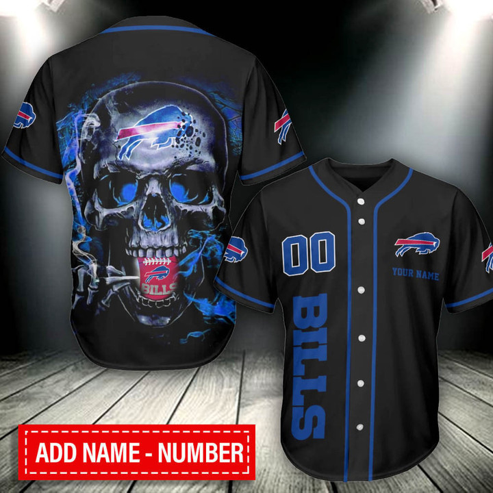 Buffalo Bills Personalized Baseball Jersey BG233