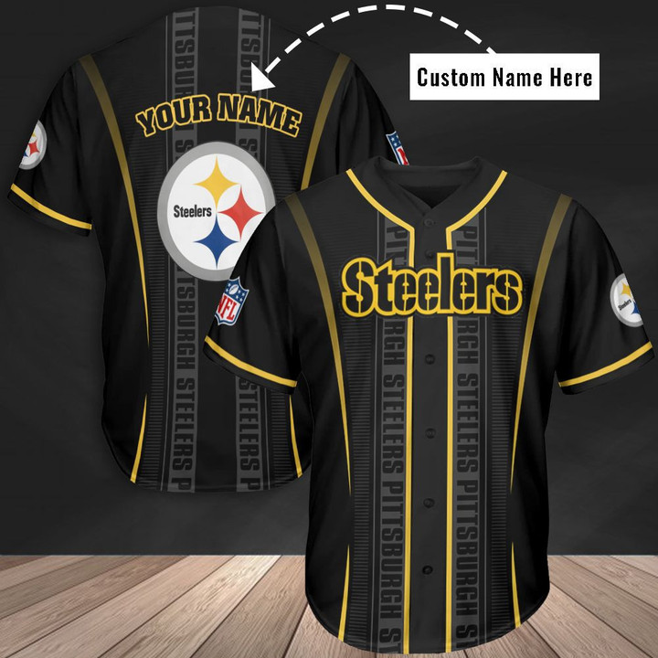 Pittsburgh Steelers Personalized Baseball Jersey 329