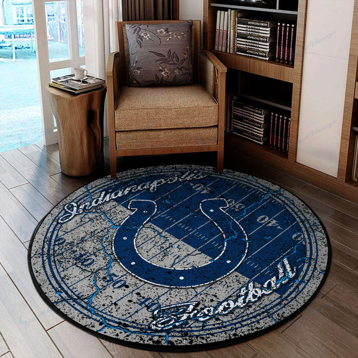 Indianapolis Colts Round Rug 67