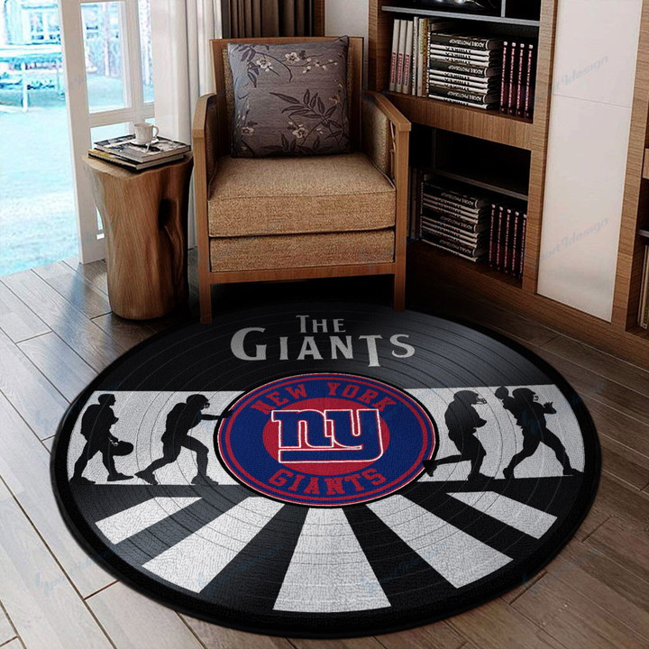New York Giants Round Rug 105