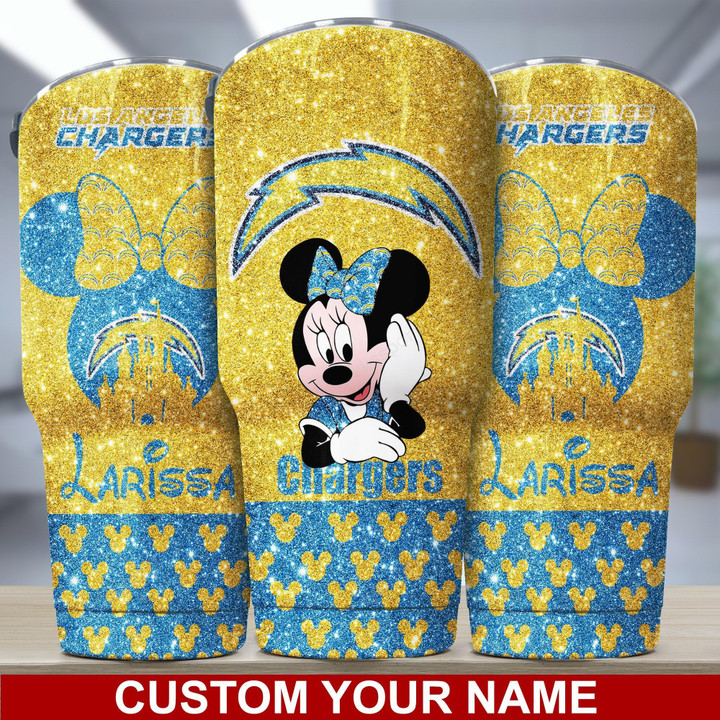 Los Angeles Chargers Personalized Tumbler BG391