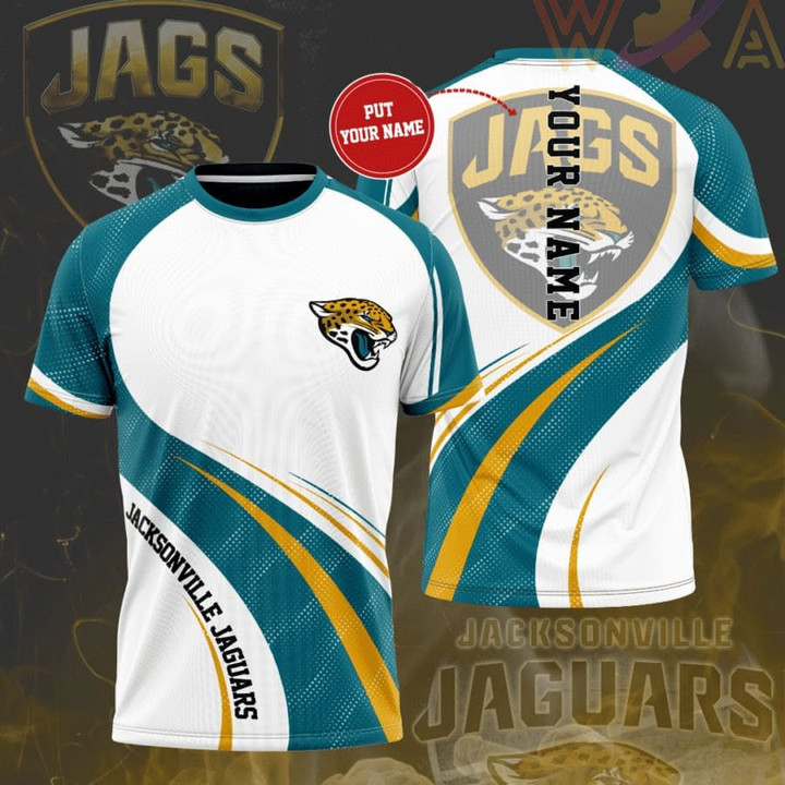 Jacksonville Jaguars Personalized 3D T-shirt BG375