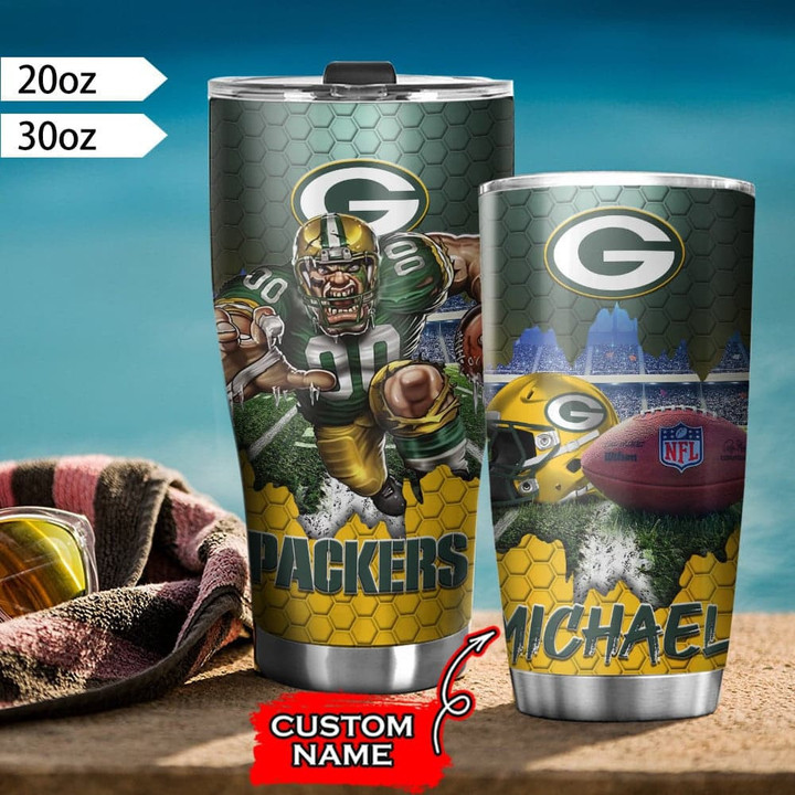 Green Bay Packers Personalized Tumbler BG479