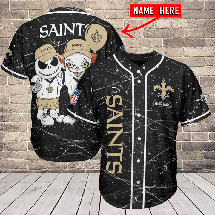 New Orleans Saints Personalized Baseball Jersey AZC53