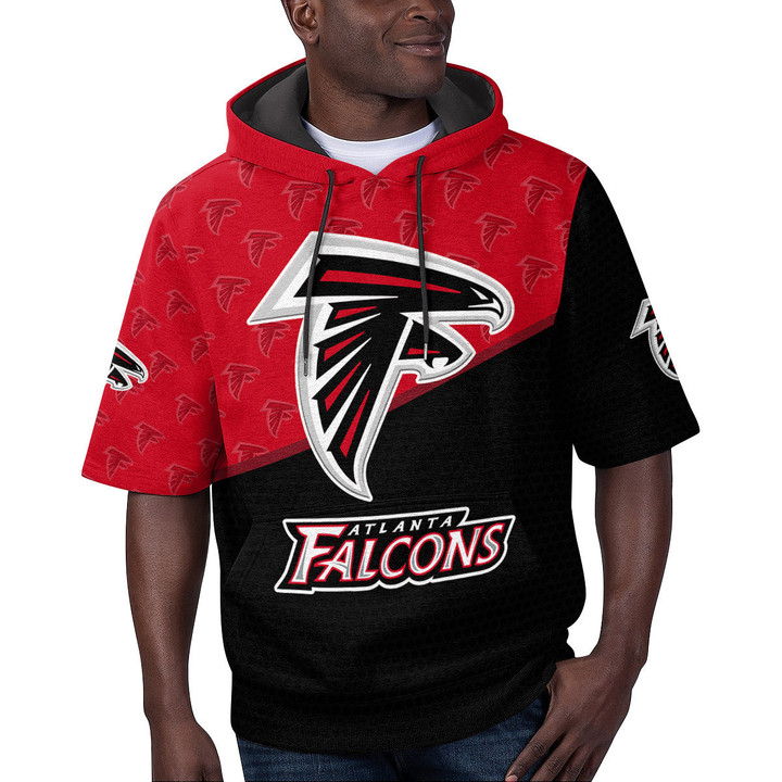 Atlanta Falcons Short Sleeve Hoodie BG25