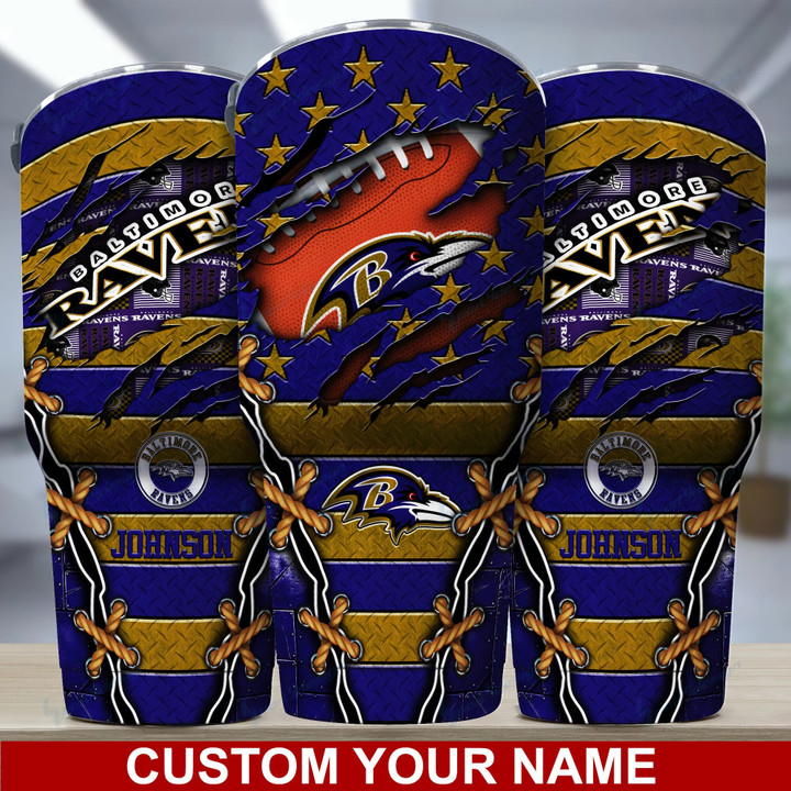 Baltimore Ravens Personalized Tumbler BG02