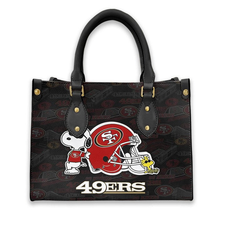 San Francisco 49ers Personalized Leather Hand Bag BB115