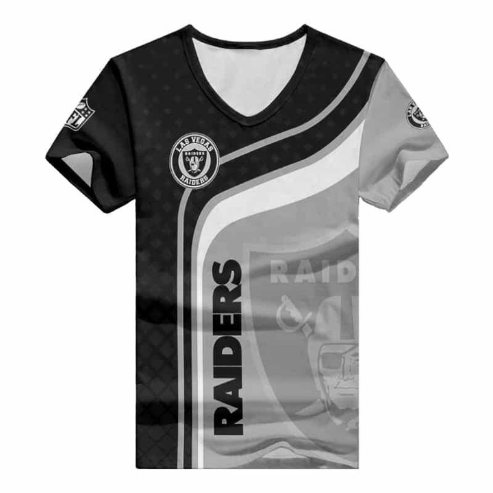 Las Vegas Raiders Personalized V-neck Women T-shirt BG540