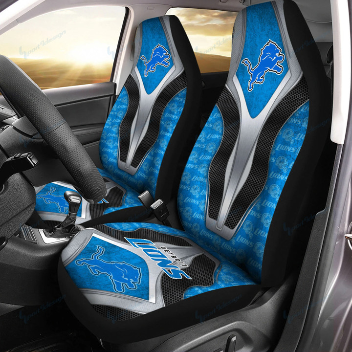 Detroit Lions Car Seat Covers BG34