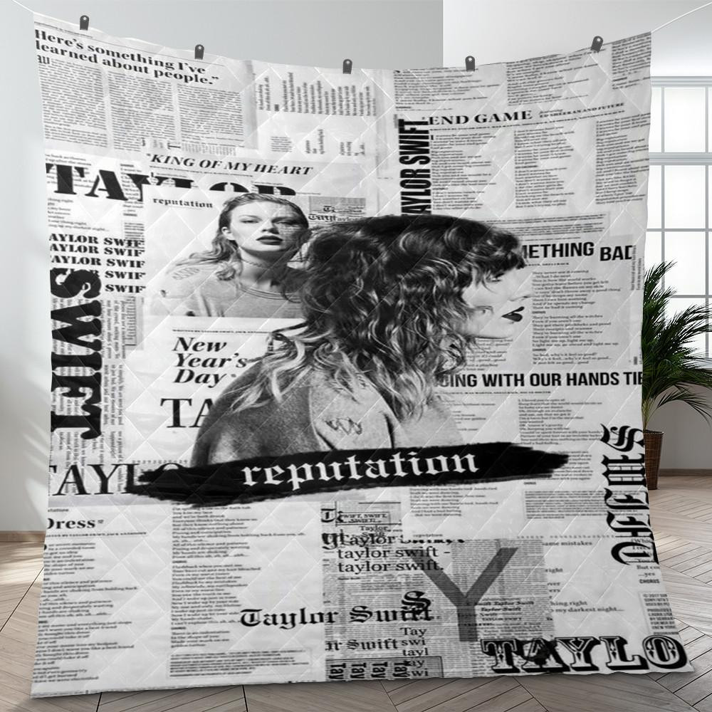 Taylor Swift Reputation Fan Gift, Taylor Swift Reputation Quilt Blanke ...