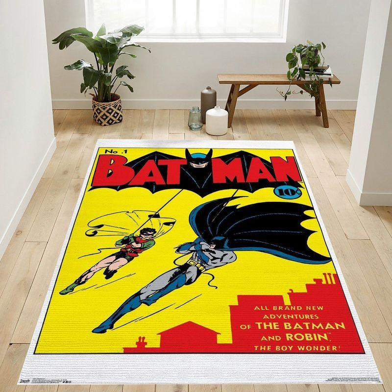Dc Comics Batman 3 Area Rug Living Room And Bed Room Rug Gift Us Decor ...