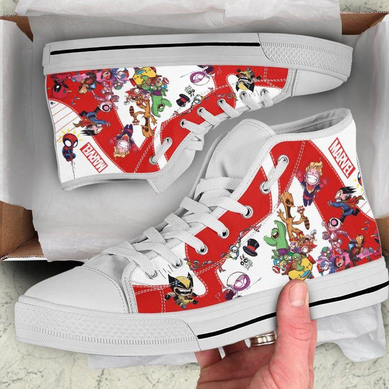 Marvel Comics The Avengers Custom Shoes Superhero Shoes The Avengers C ...