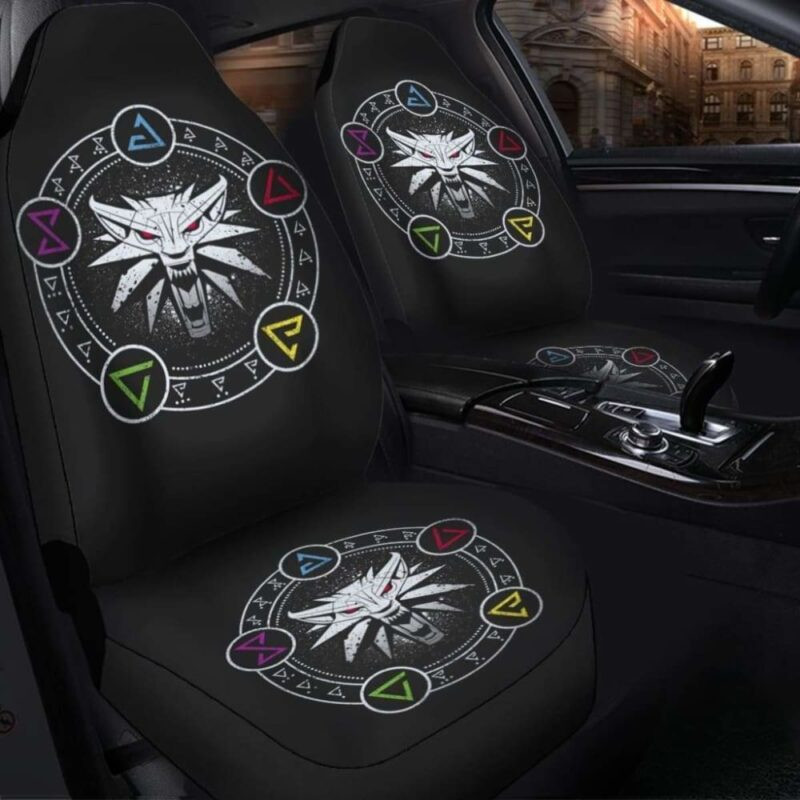 The Witcher Logo Emblem Car Seat Covers - DESIGN-TREND