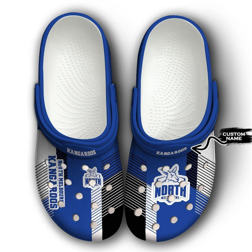 North Melbourne Kangaroos Custom Personalized Crocs Classic Clogs Shoe ...