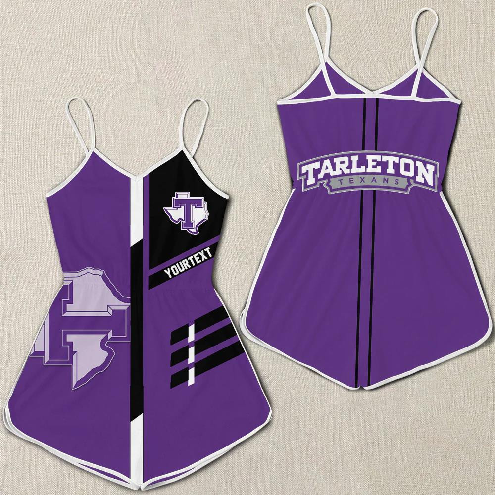 Tarleton State Texans Women Romper Jumpsuit 3D Printed Team Logo ...