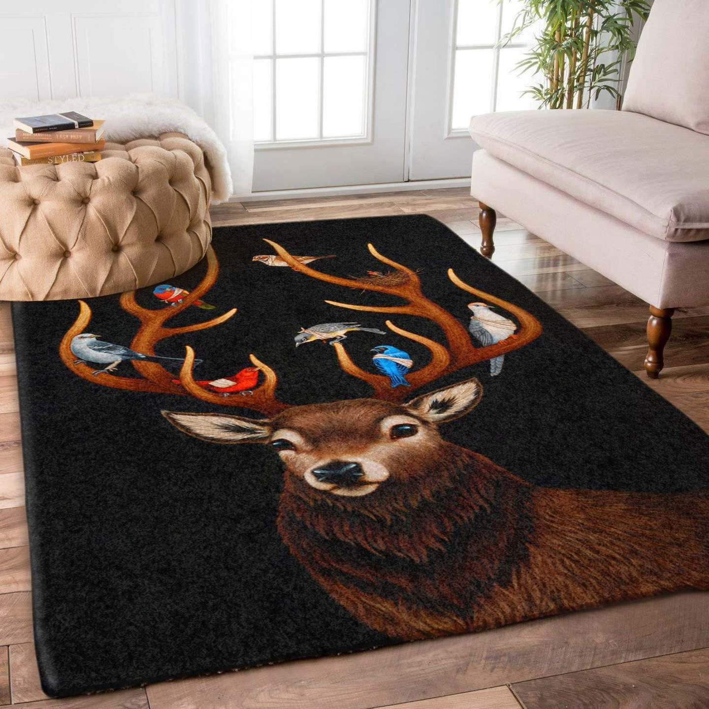 Deer And Bird Limited Edition Rug - DESIGN-TREND