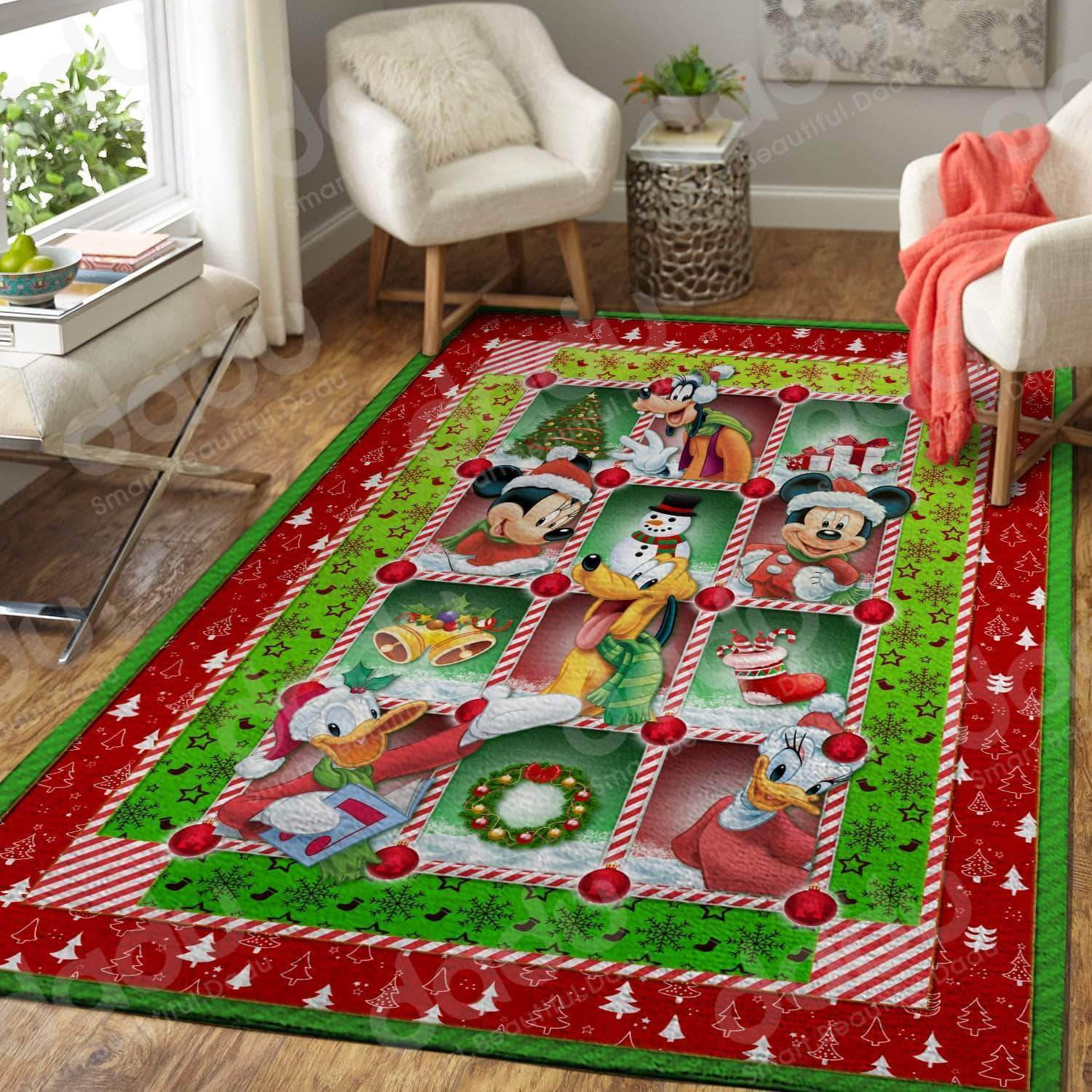 Wdw Decor Rugs Disney Xmas Area Limited Edition Rug - DESIGN-TREND