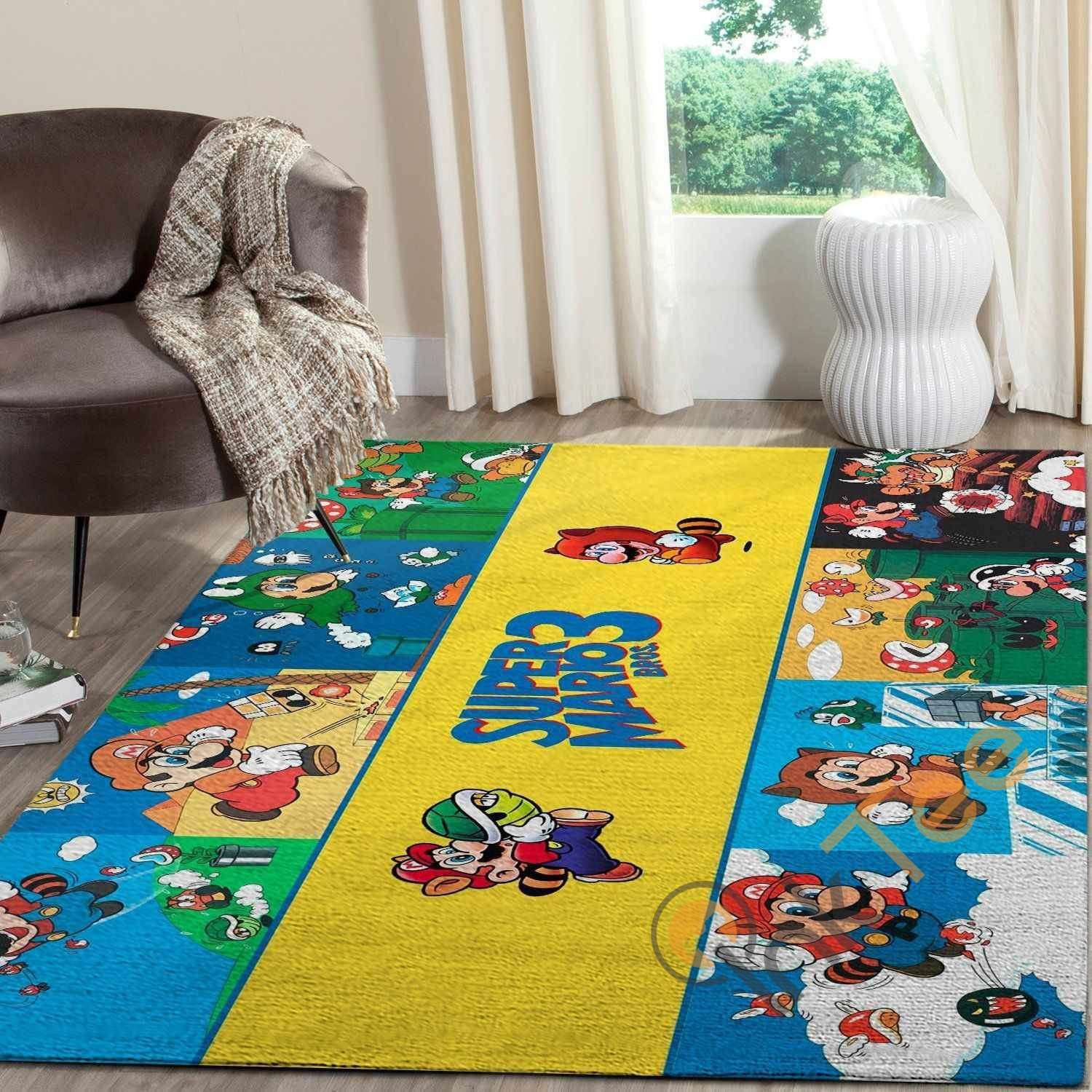 Super Mario 64 Rug Super Mario Area Rug - DESIGN-TREND