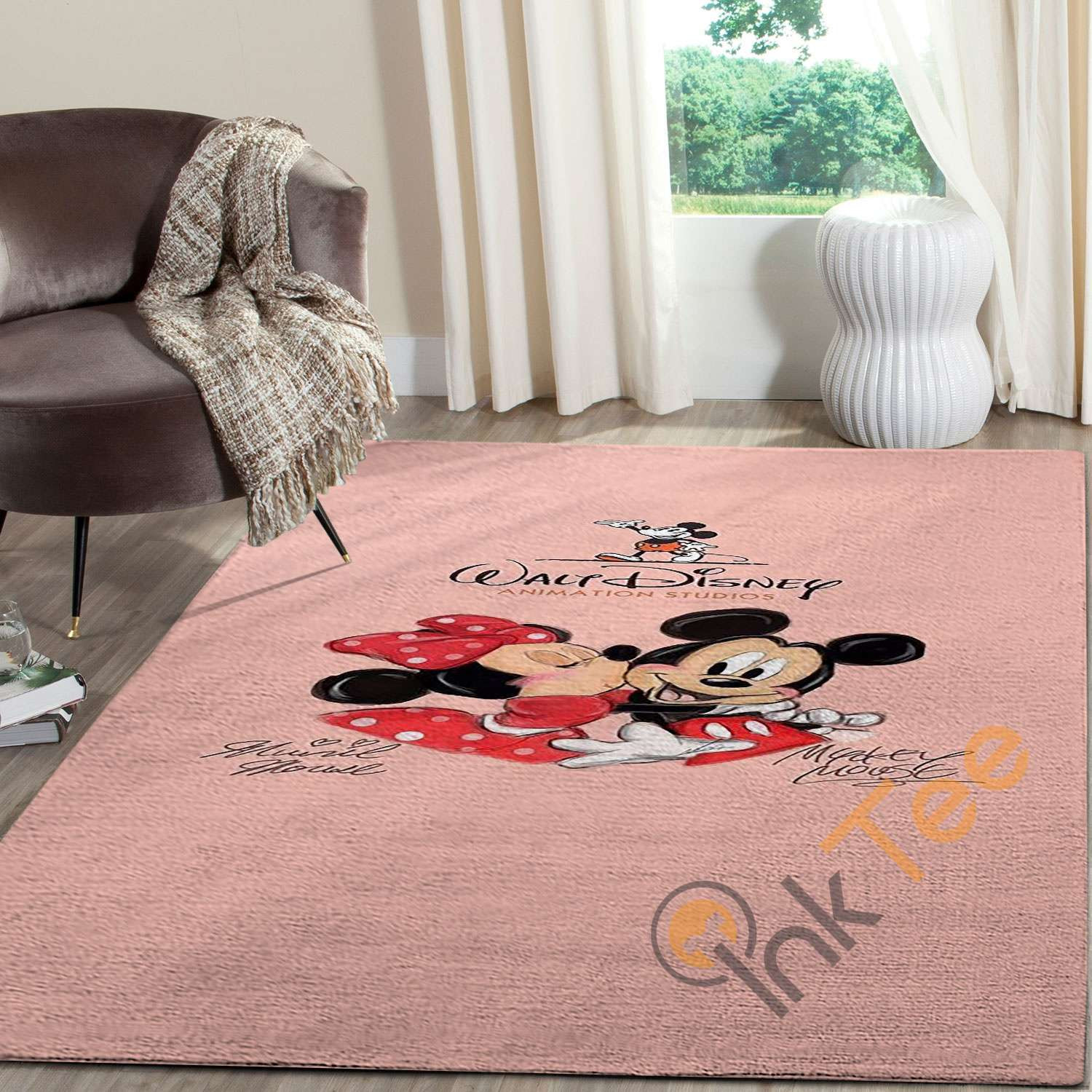 Wdw Decor Rugs Walt Disney World Mickey Mouse And Minnie Mouse Rug - DESIGN-TREND