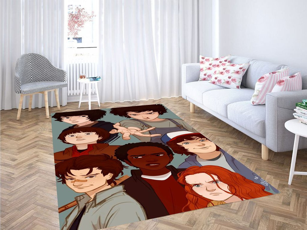 Stranger Things Rug Ideas Stranger Things Art Living Room Modern Carpet Rug - DESIGN-TREND