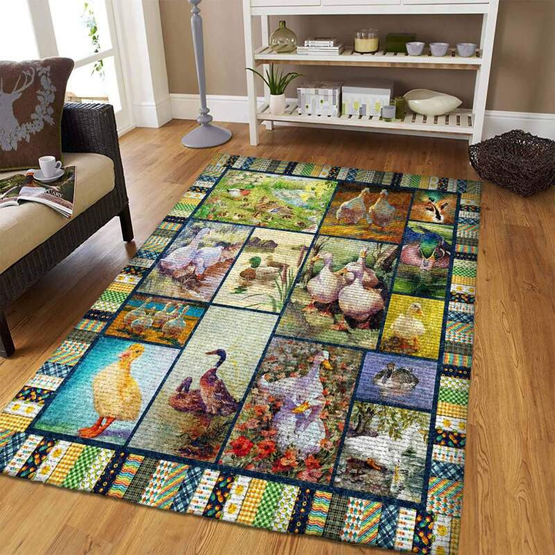 Pink Duck Rug Duck Limited Edition Rug - DESIGN-TREND