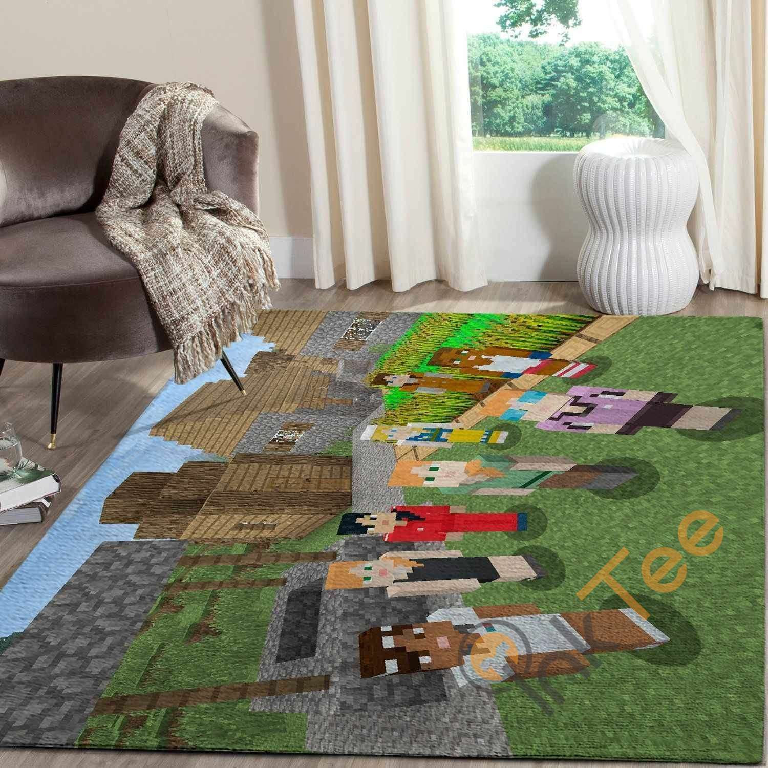 Minecraft Area Rug - DESIGN-TREND