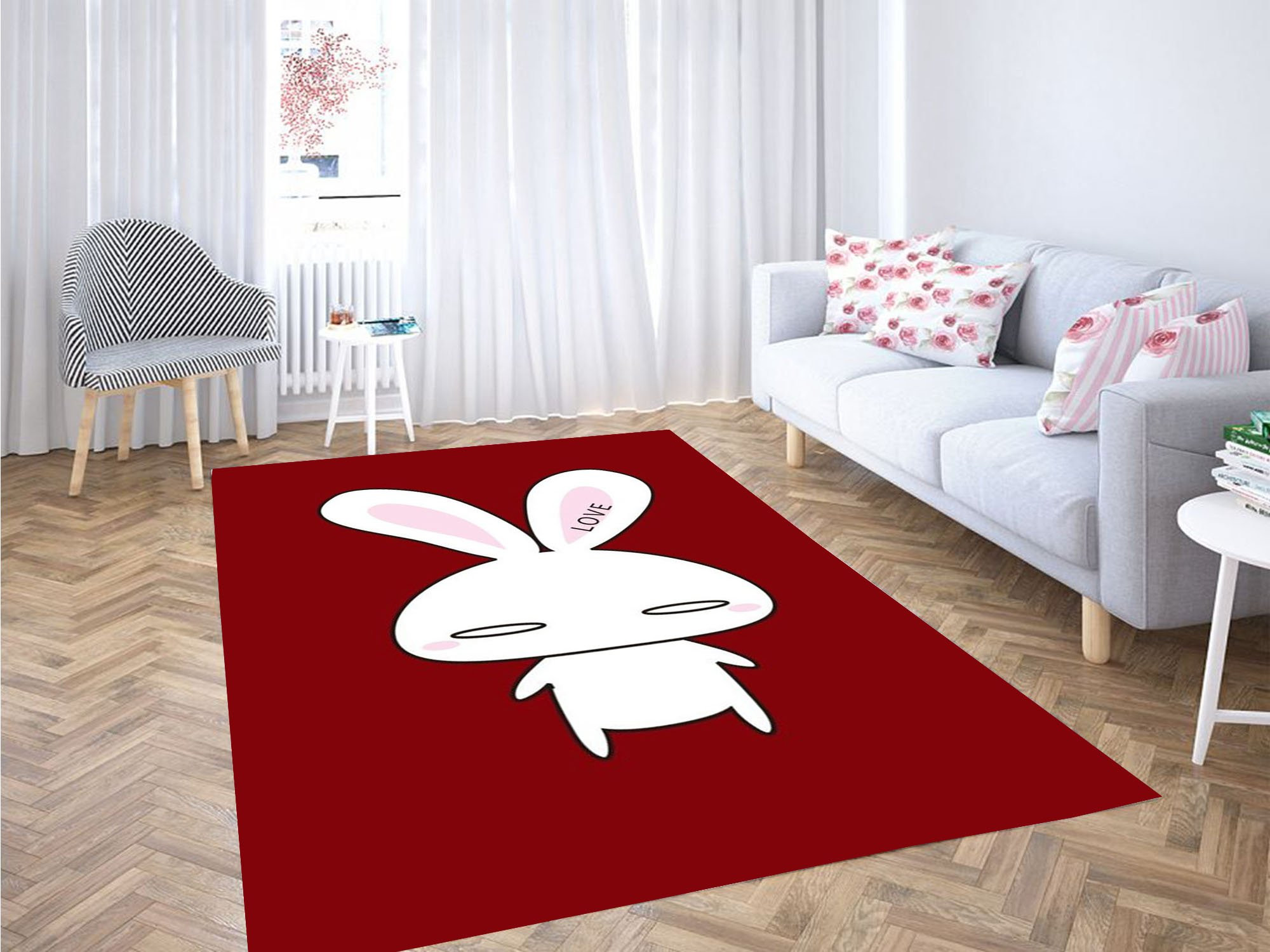 Love Cartoon Character Carpet Rug - DESIGN-TREND