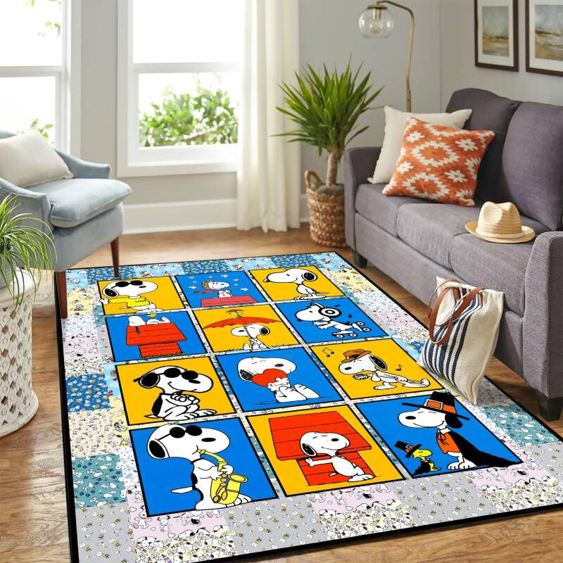 Snoozer Rug Snoopy Cute Carpet Floor Area Rug - DESIGN-TREND