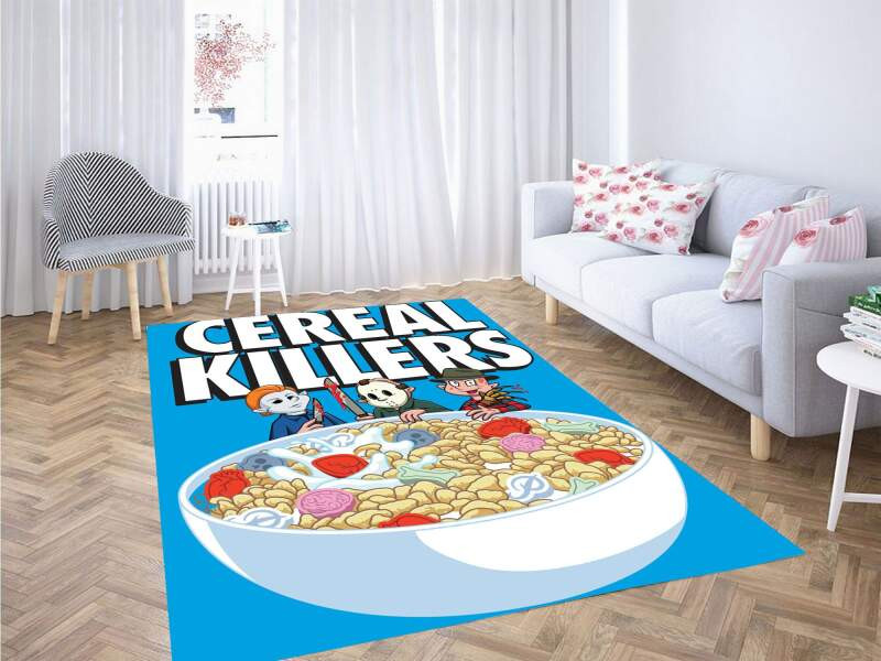 Art Cereal Killer Primitive Skateboard Carpet Rug - DESIGN-TREND