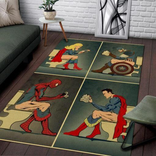 Dc Rug Dc And Marvel Superhero Area Rug - DESIGN-TREND