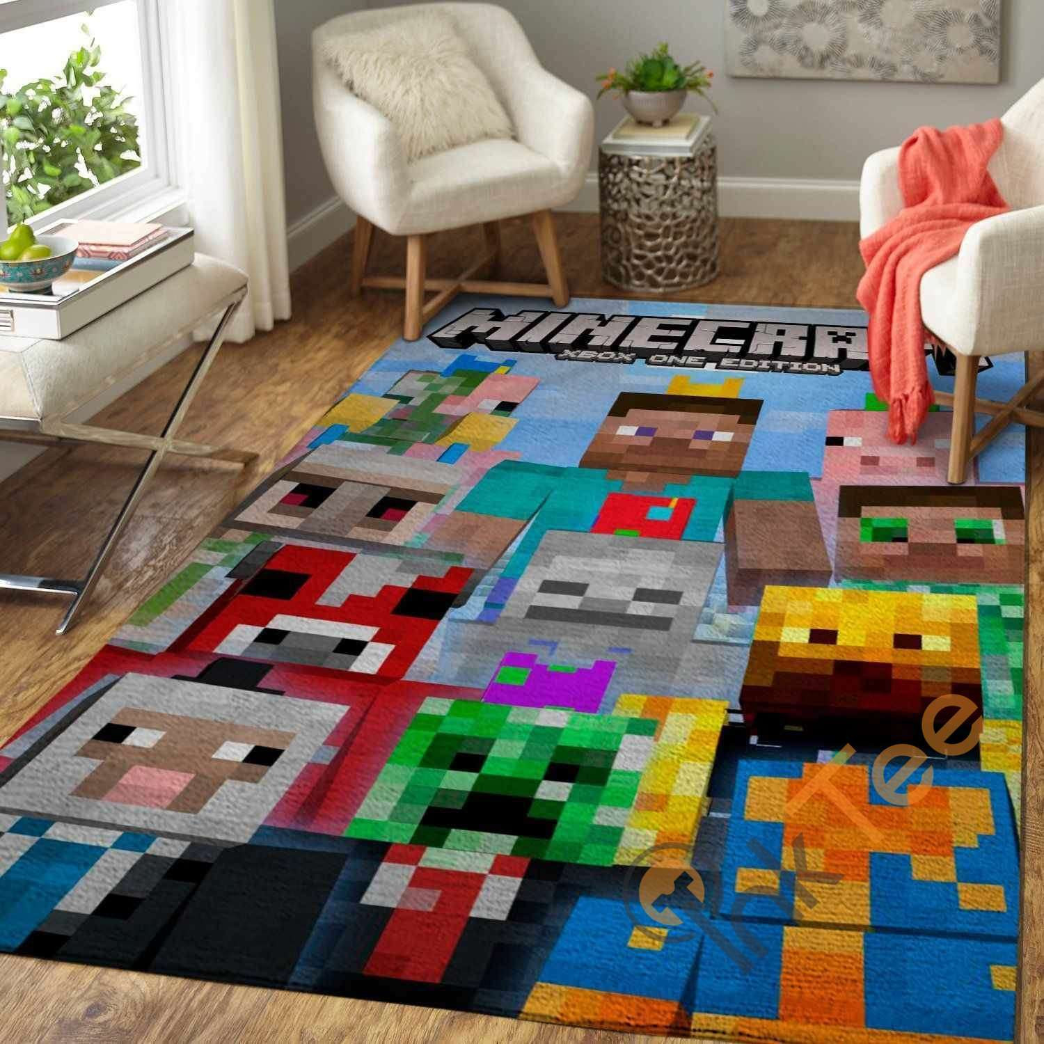 Minecraft Area Rug - DESIGN-TREND