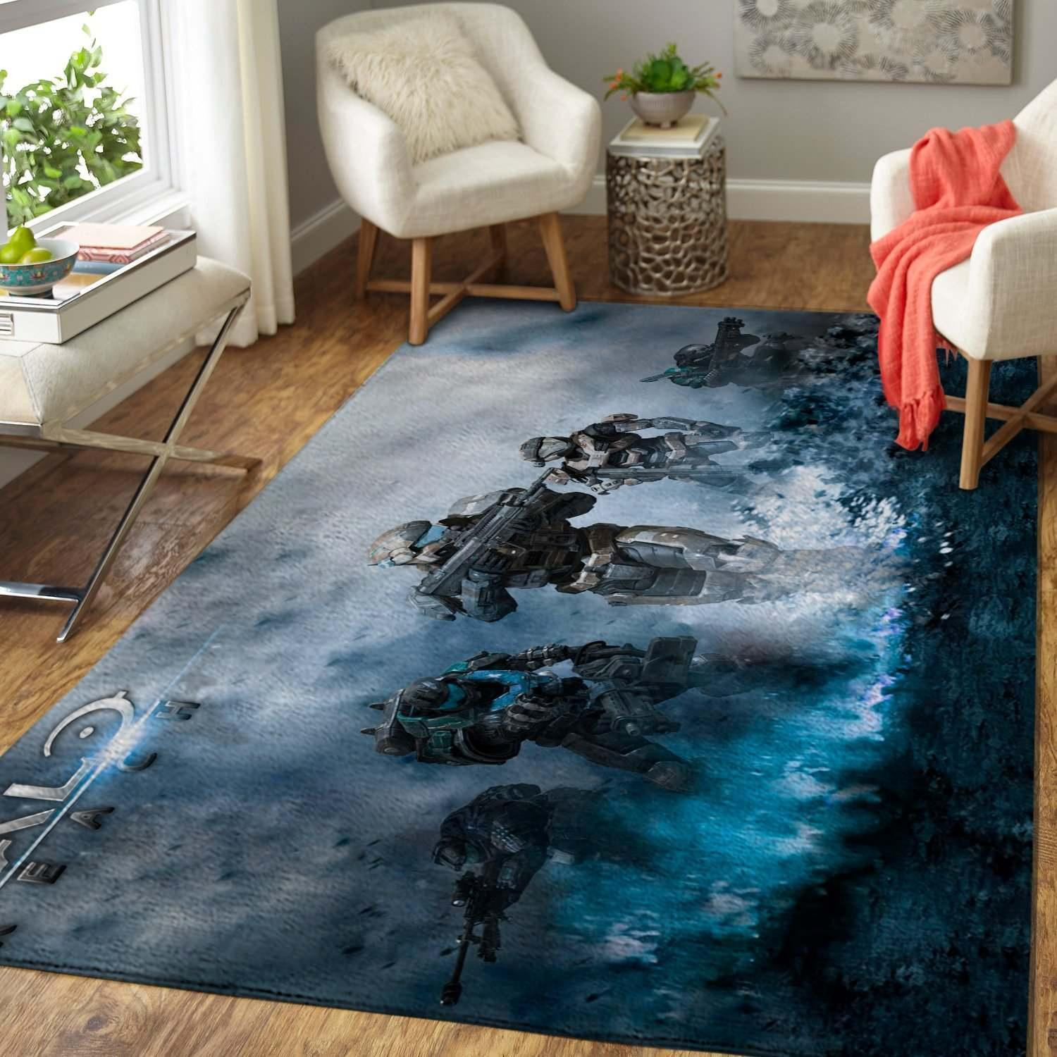 Hl2 Rug Halo Game Area Rug - DESIGN-TREND