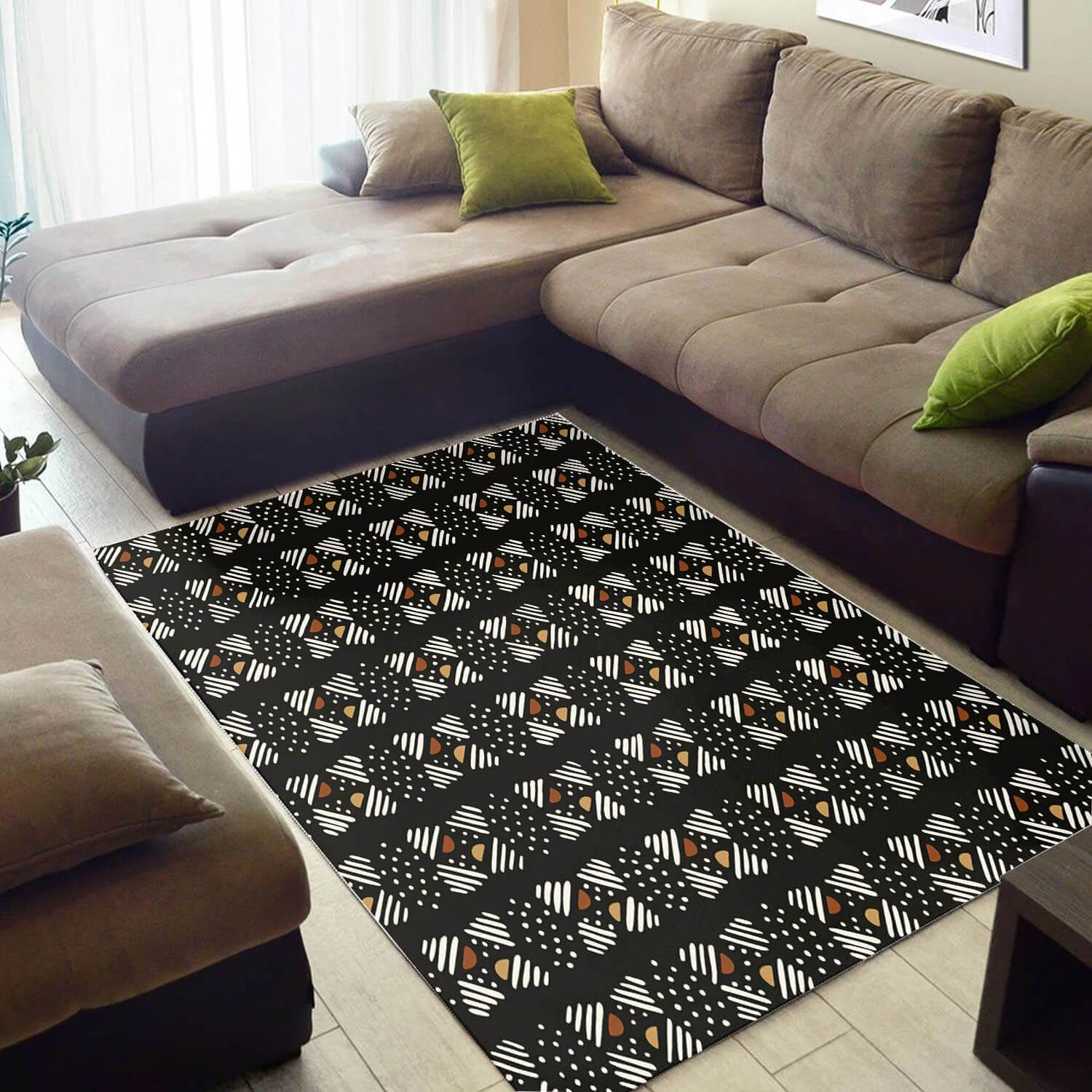 Trendy African Amazing Afrocentric Pattern Art Themed Carpet Room Rug ...