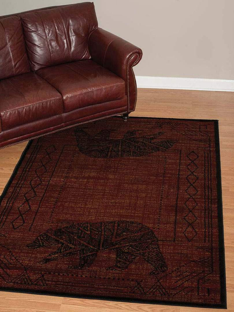 Bear Cave Red Limited Edition Rug - DESIGN-TREND