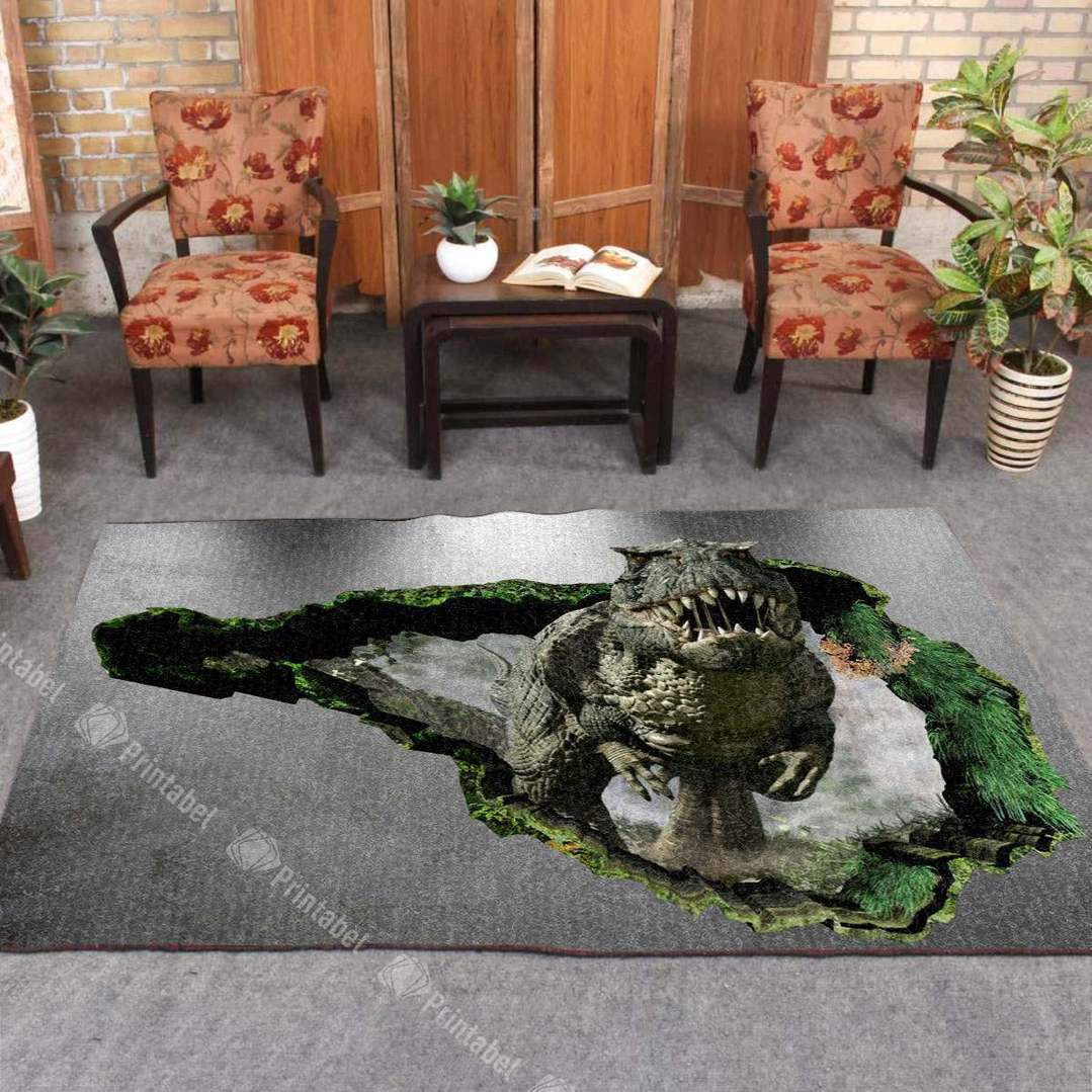 Minecraft Dino Rug 3d Dino Limited Edition Rug - DESIGN-TREND
