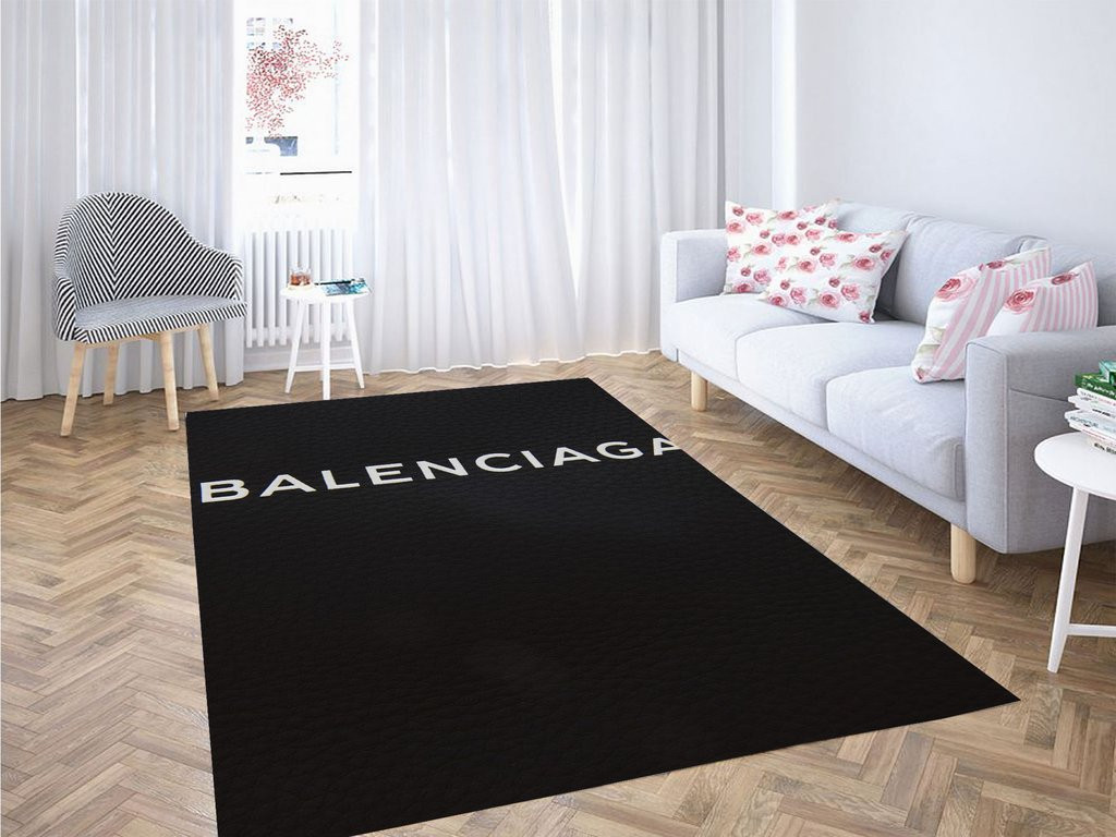 Balenciaga Bold Type Brand Living Room Modern Carpet Rug - DESIGN-TREND