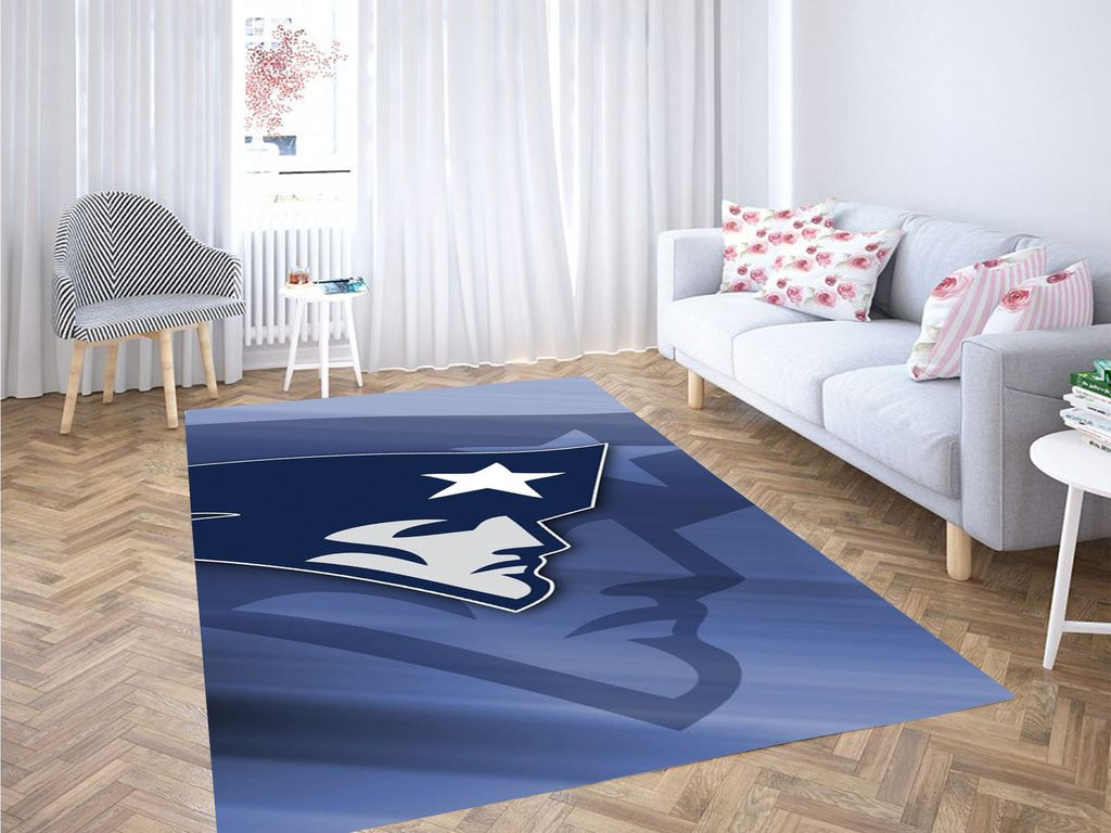 Prepppy Patriots Rug New England Patriots Wallpaper Living Room Modern Carpet Rug - DESIGN-TREND