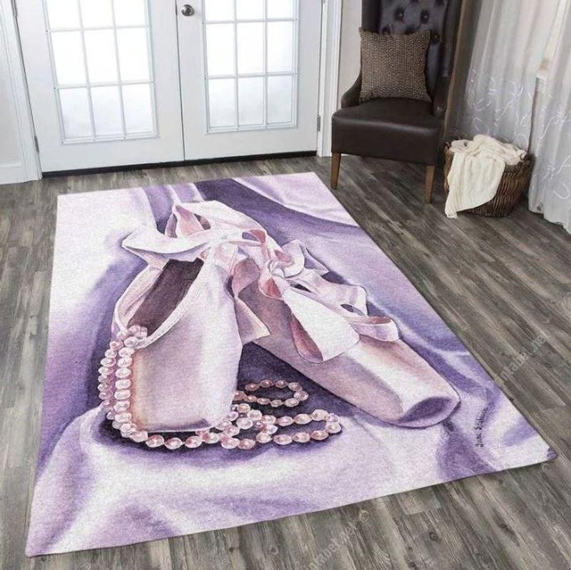 Ballet Pointe Shoes Rectangle Limited Edition Rug - DESIGN-TREND