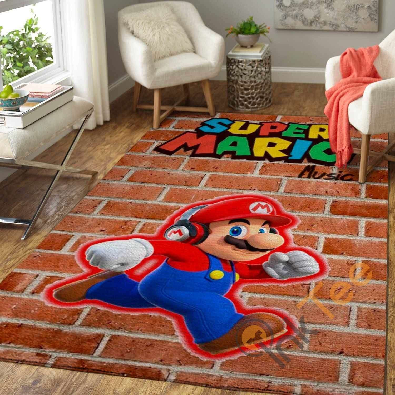Super Mario 64 Rug Super Mario Area Rug - DESIGN-TREND