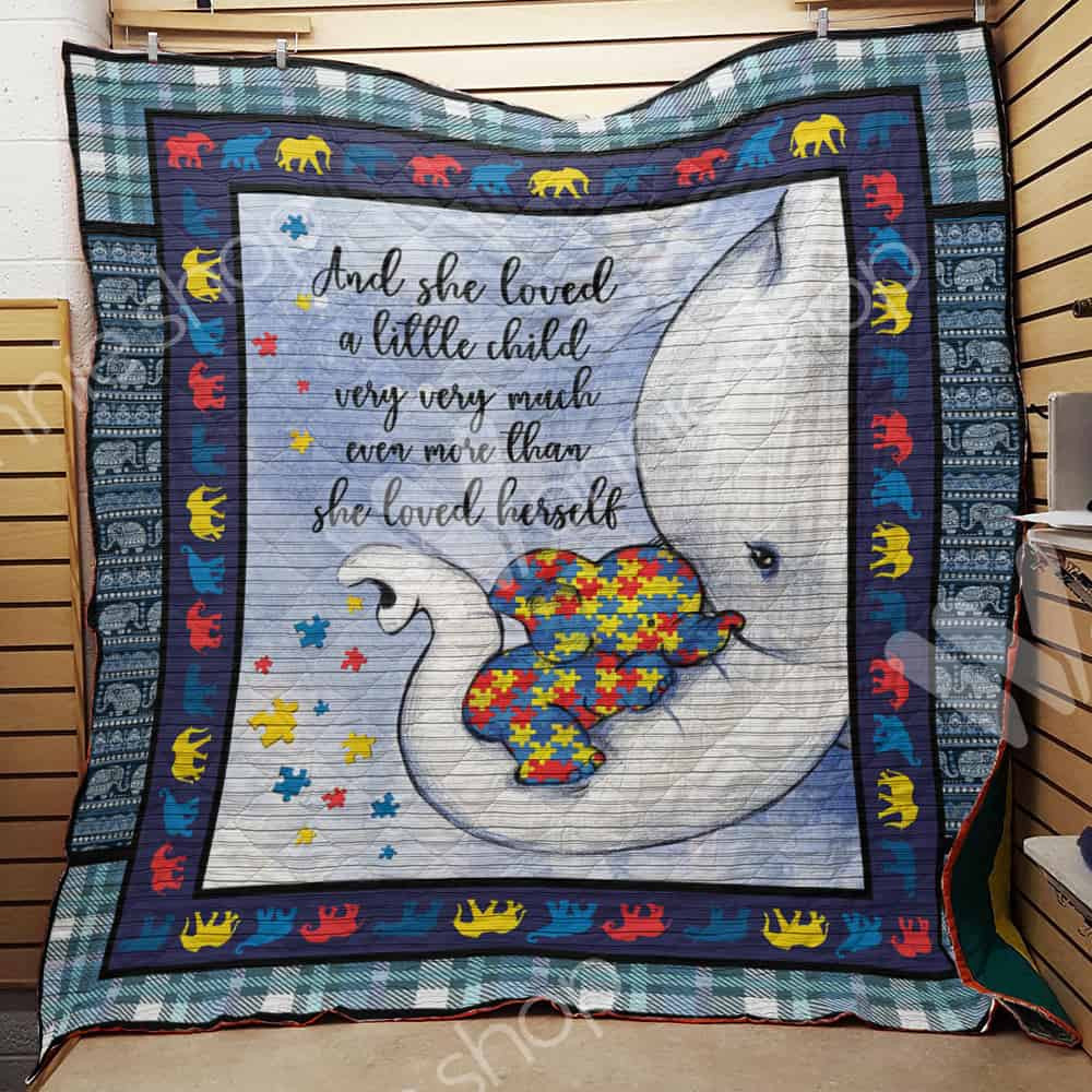 Autism 3D Customized Quilt Blanket - DESIGN-TREND