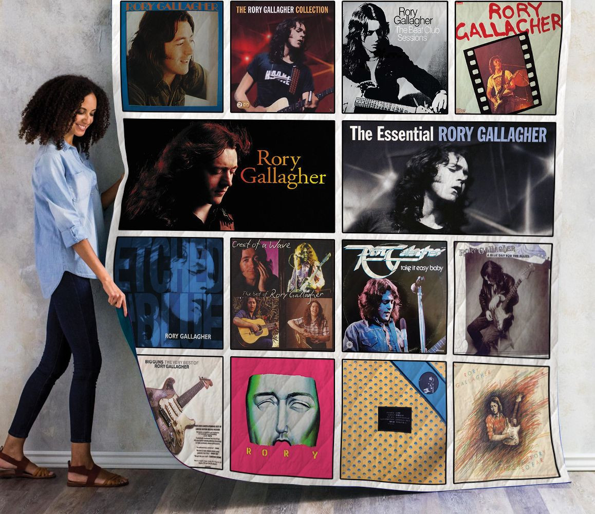 Rory Gallagher Compilation Albums Quilt Blanket - DESIGN-TREND