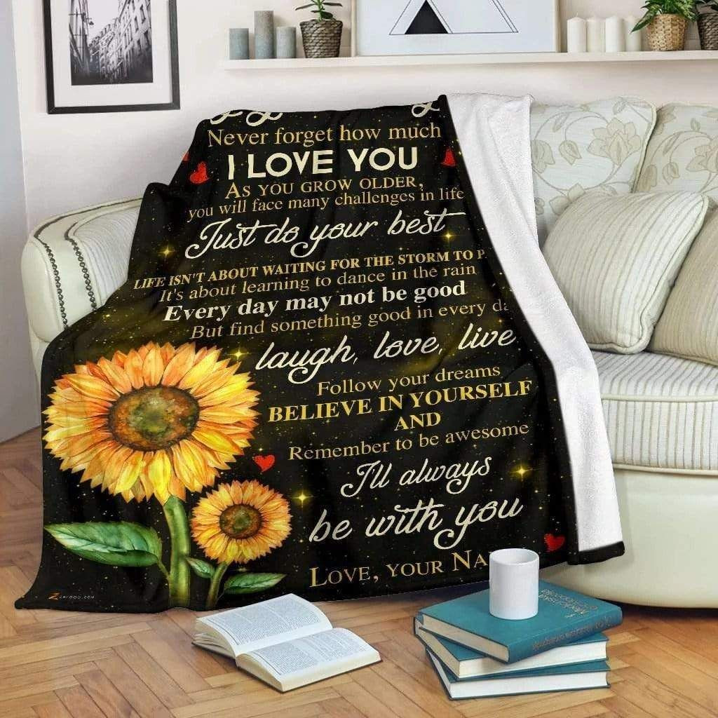 Granddaughter To My Granddaughter Never Forget How Much I Love You I'L ...