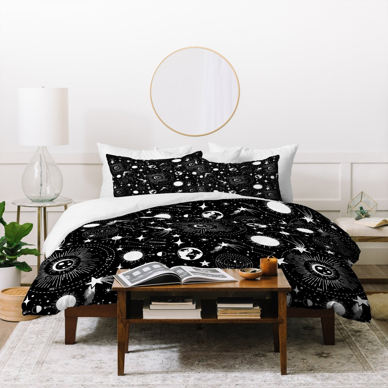 Heather Dutton Solar System Duvet Cover Bedding Set - DESIGN-TREND