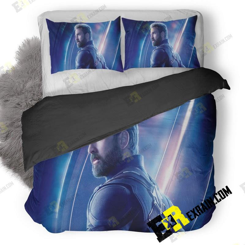 Captain America In Avengers Infinity War 8K Poster 7H 3D Customized Du ...