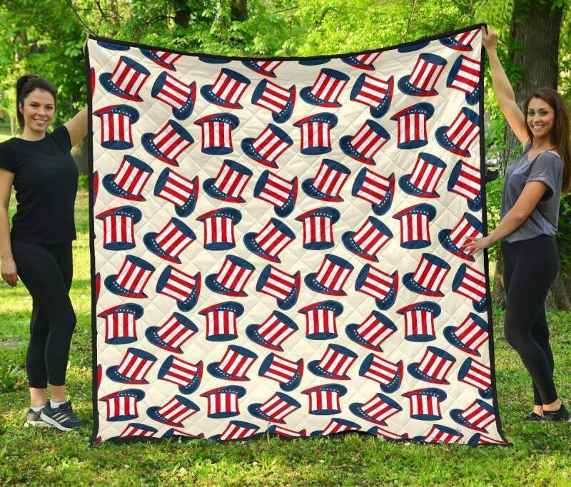 Uncle Sam Quilt Pattern Uncle Sam 3D Customized Quilt - DESIGN-TREND