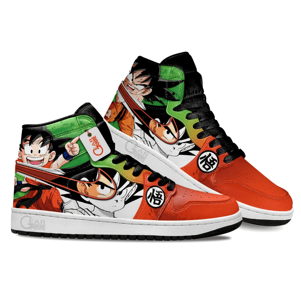 Air JD Hightop Shoes Goku Shoes DB Anime Custom Sneakers MN2102 ...