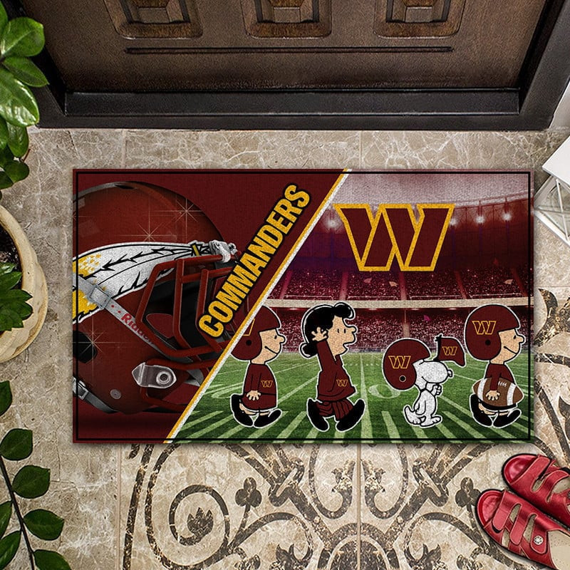 Commanders Decor Washington Commanders Doormat BG326 - DESIGN-TREND